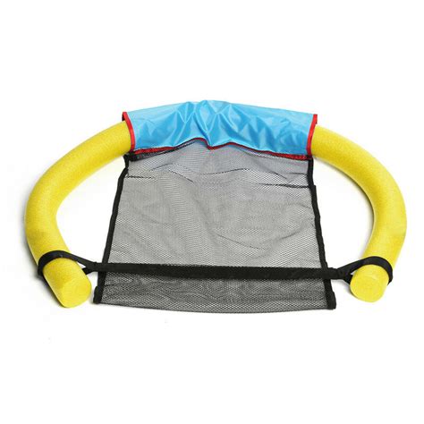 Summer water floating chair swimming pool seat bed with mesh net ...