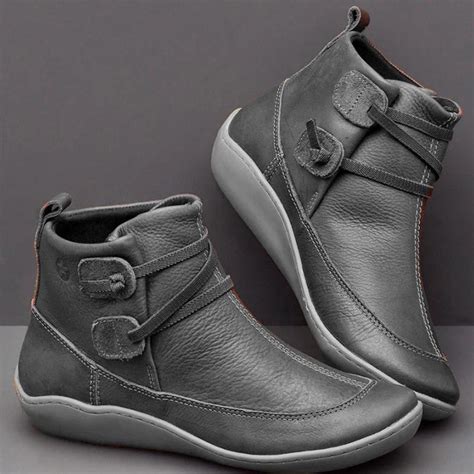 Figcoco Ladies Comfortable Non-Slip Lightweight Boots