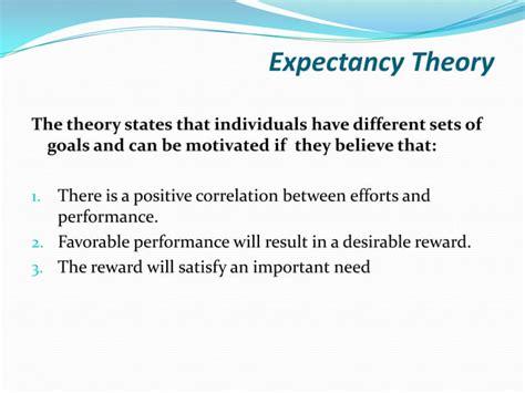 expectancy theory | PPT