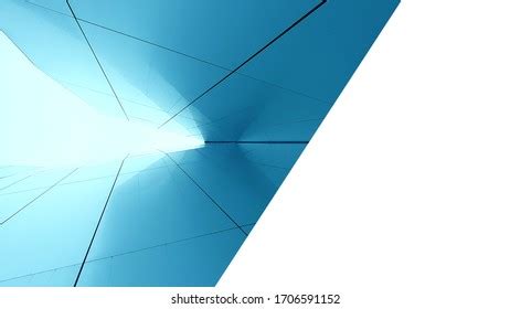 Futuristic Background Blue Color Presentation White Stock Photo ...