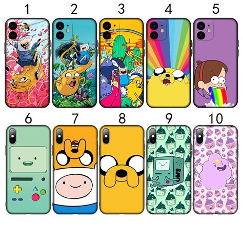 DRD1 Adventure Time Soft silicone Case for iPhone 13 Pro Mini XS Max ...