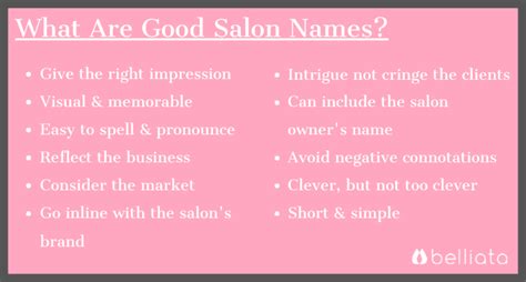 49 Unique Salon Name Ideas For 2022 | Forward Thinking Choices For You ...