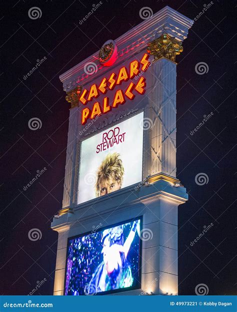 Las Vegas , Rod Stewart editorial photo. Image of exterior - 49973221