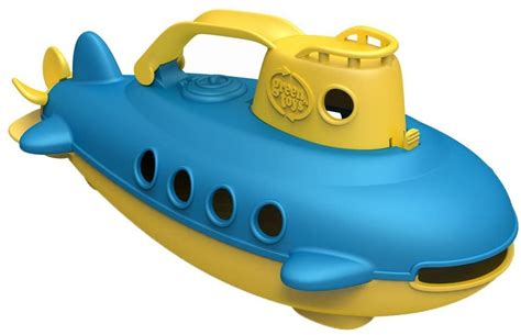 Submarine in Yellow & Blue - BPA Free, Phthalate Free, Bath Toy with ...