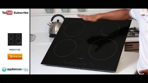 Expert describes the key features of the Bosch PIE651T14E induction cooktop - Appliances Online ...