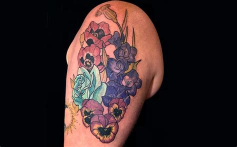 51 August Birth Flower Tattoo Designs For The August Babies