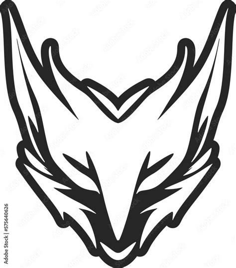 A sleek black and white fox vector logo to give your brand a chic look ...