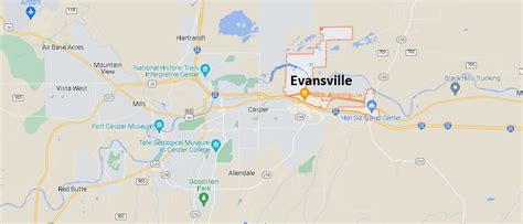 Where is Evansville Wyoming? What County is Evansville in | Where is Map