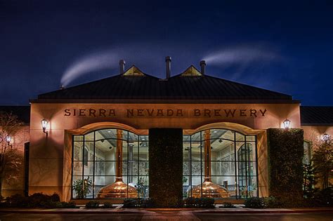 Sierra Nevada Brewery At Night Photograph by Robert Woodward