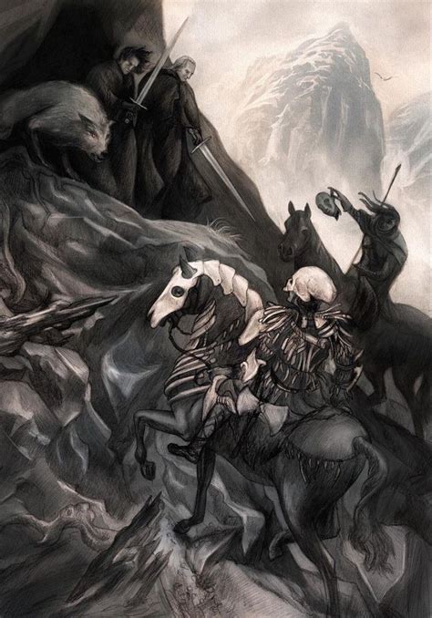 Jon Snow and Qhorin Halfhand confront Rattleshirt, by Jonathan Burton ...