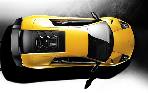 Lamborghini Murcielago top view HD desktop wallpaper : Widescreen : High Definition : Fullscreen