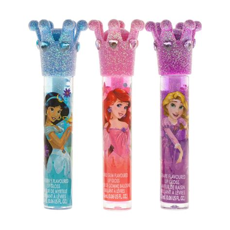 Disney Princess Flavored Lip Gloss, 3 Pack