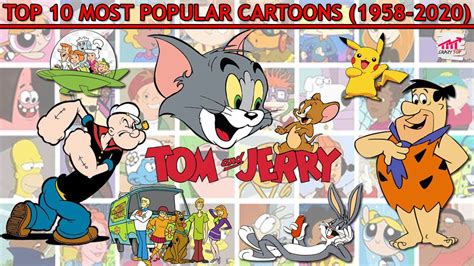 Top 10 Most Popular Cartoons (1958-2020) - YouTube