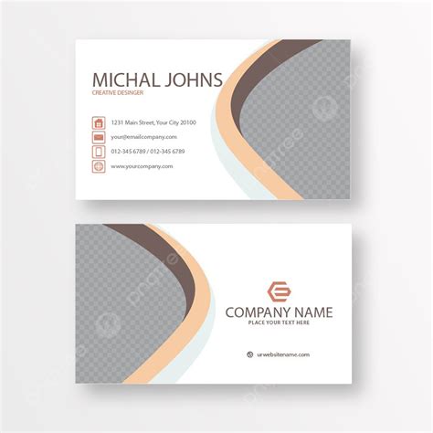 Creative Business Card Design Template Download on Pngtree