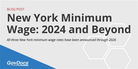 New York Minimum Wage: 2024 and Beyond - GovDocs