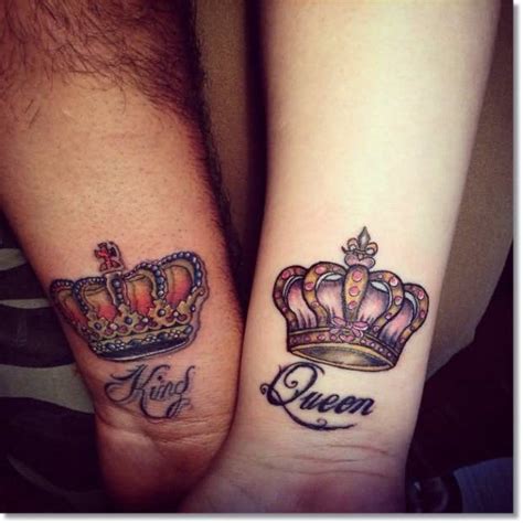 Crown tattoo on wrist, Crown tattoo design, Queen tattoo