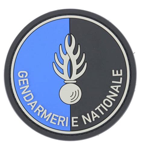 Ecusson PVC gendarmerie gendarmerie nationale - Us Adventure