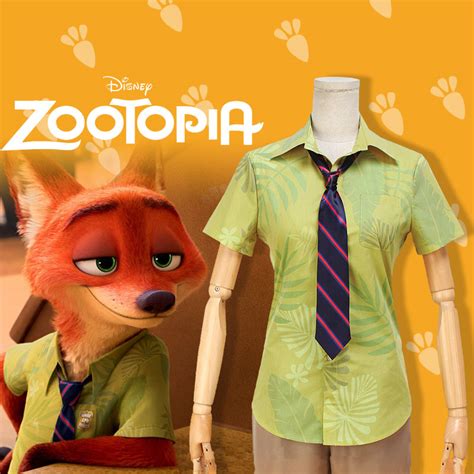 Cos ZOOTOPIA Nick Wilde Cosplay Costume Fox Cos ZOOTOPIA Nick Cosplay ...