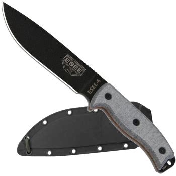 ESEE 6P-B PLAIN EDGE SURVIVAL KNIFE REVIEW - High Speed BBs