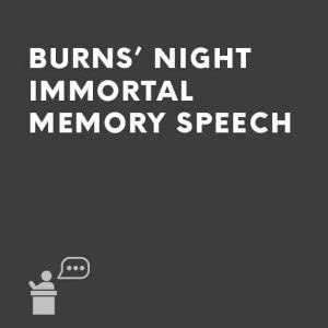 Robert Burns Night Speeches – iSpeeches.com