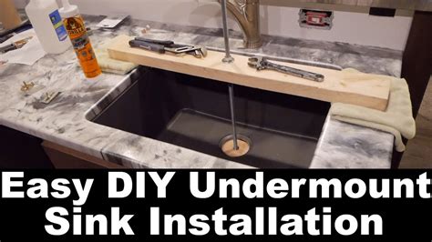 Install Undermount Bathroom Sink Granite Countertop – Rispa