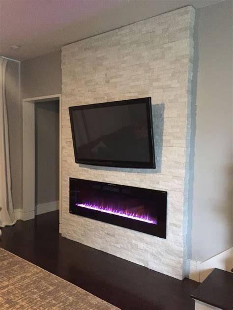 Fireplace surround finale | Build a fireplace, Wall mounted fireplace, Electric fireplace wall