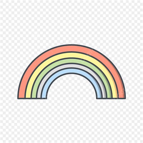 Rainbow Rainbows Vector Design Images, Rainbow Vector Icon, Rainbow Icons, Rainbow Clipart, Hand ...