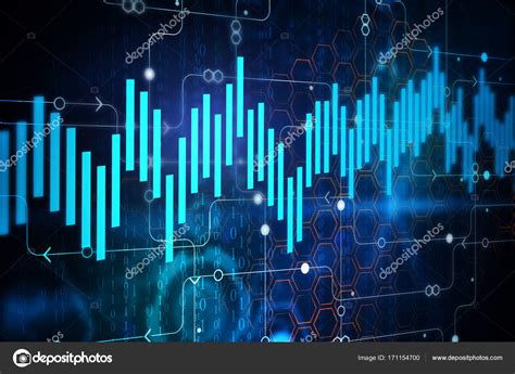 Abstract digital business chart background. Stock Photo by ©peshkova ...