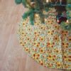 Sunflower Christmas Tree Skirt 45 inch - Supreme Accents