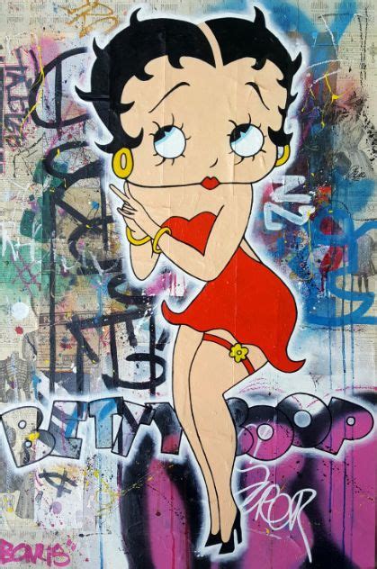 Pin by Cynde Soto on Betty Boop | Graffiti wall art, Modern graphic art ...