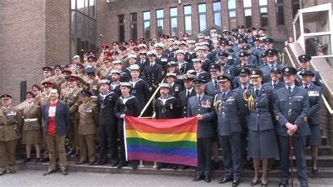 Hundreds Of Defence Personnel March For Pride