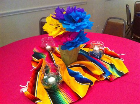 The Posh Pixie: Mexican Party Table Decorations | Mexican party theme ...