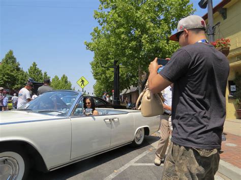 Classic car owners show off their vehicles to admiring fans in downtown - Gilroy Life