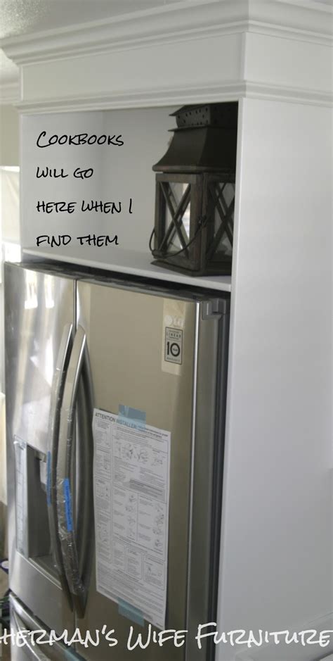 Fisherman's Wife Furniture: DIY Refrigerator Enclosure