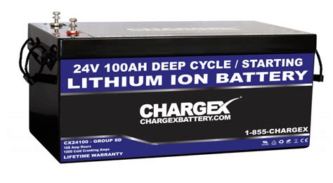 24V 100AH Lithium Ion Battery