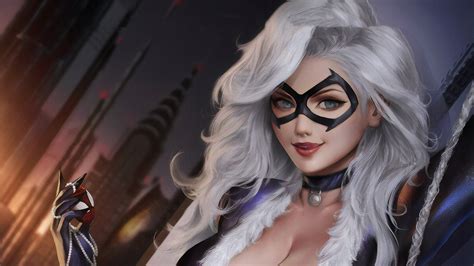 Black Cat Art Wallpaper,HD Superheroes Wallpapers,4k Wallpapers,Images ...