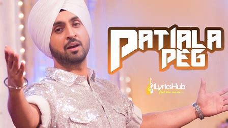 PATIALA PEG LYRICS - Diljit Dosanjh | iLyricsHub