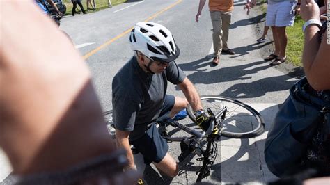 Video: Biden falls while riding his bike - CNN Video