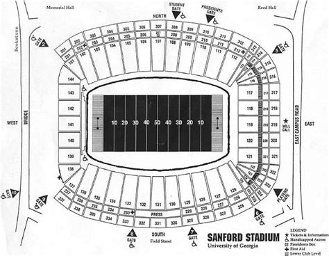 Uga Stadium Seating Chart