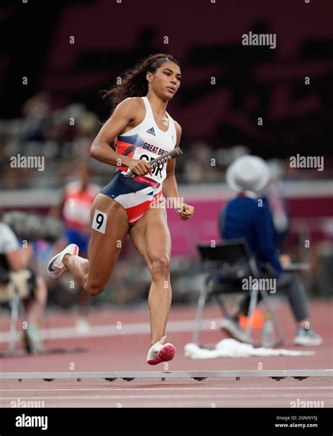 Nicole Yeargin competing in the 2020 Tokyo Olympics Stock Photo - Alamy