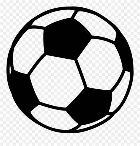 soccer ball clipart black and white - Clip Art Library