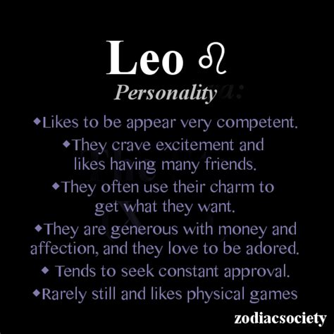 leo zodiac astrology leotrait Leo Traits zodiac trait zodiacsociety •