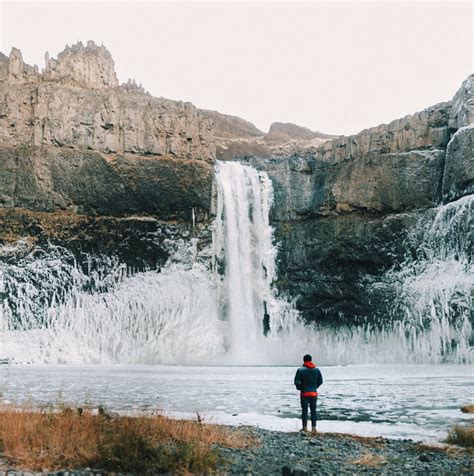 frozen palouse falls. washington. I'm excited to announce that I'm leaving for Iceland tomorrow ...