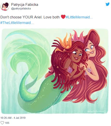 Internet overflows with "The Little Mermaid" fan art in honor of Disney ...