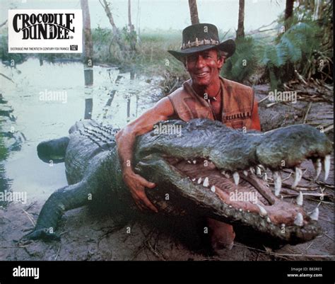 Crocodile Dundee Crocodile Dundee Année 1986 Australia Paul Hogan Stock Photo, Royalty Free ...