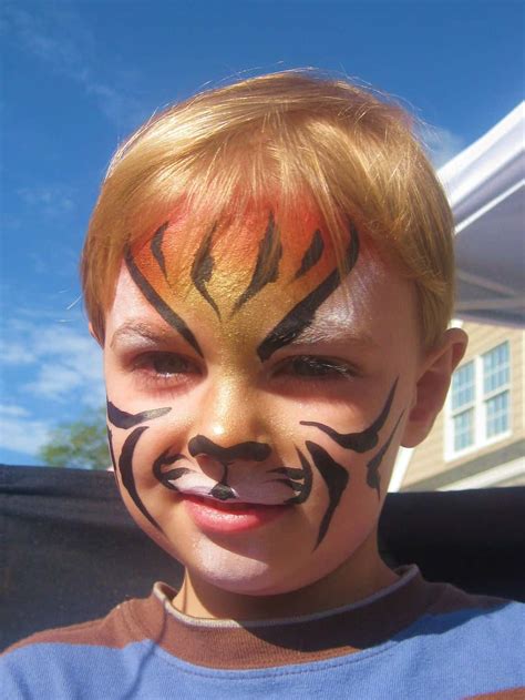 Wordless Wednesday: Landon's First Face Painting