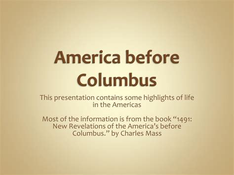 PPT - America before Columbus PowerPoint Presentation, free download - ID:2381832