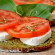Toasted Caprese Sandwich - Juggling Act Mama