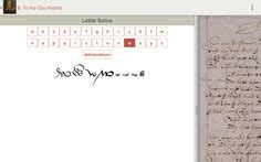 Leeds palaeography tutorial (android) Letter Form, Leeds, Fonts, Android, Info