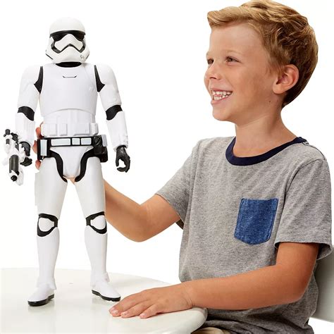 First Order Stormtrooper Action Figure 7in x 18in - Star Wars 7 The Force Awakens | Party City